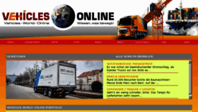 What Vehicles-world-online.de website looked like in 2018 (5 years ago)