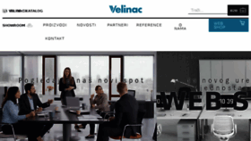 What Velinac.hr website looked like in 2018 (5 years ago)