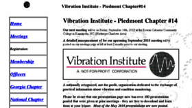 What Vibration.org website looked like in 2018 (7 years ago)