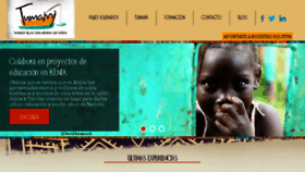 What Viajestumaini.org website looked like in 2018 (5 years ago)
