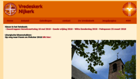 What Vredeskerk-nijkerk.nl website looked like in 2018 (5 years ago)