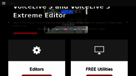 What Voiceliveeditor.com website looked like in 2018 (5 years ago)