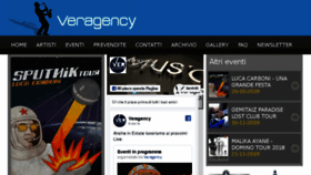 What Veragency.it website looked like in 2018 (5 years ago)
