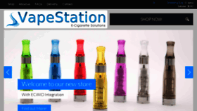 What Vape-station.co.uk website looked like in 2018 (5 years ago)