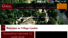 What Village-gaulois.org website looked like in 2018 (5 years ago)