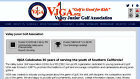 What Vjga.org website looked like in 2018 (5 years ago)