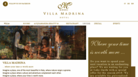 What Villamadrina.it website looked like in 2018 (5 years ago)