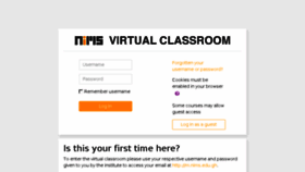 What Vclass.nims.edu.gh website looked like in 2018 (5 years ago)