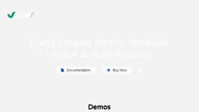 What Vuejs-laravel.co website looked like in 2018 (5 years ago)