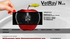 What Vetray.de website looked like in 2018 (5 years ago)