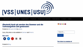 What Vss-unes.ch website looked like in 2018 (5 years ago)