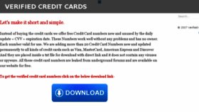 What Verifiedcreditcards.com website looked like in 2018 (5 years ago)