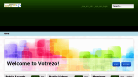 What Votrezo.com website looked like in 2018 (5 years ago)