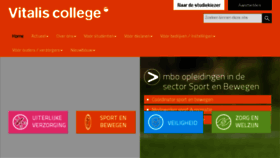 What Vitaliscollege.nl website looked like in 2018 (5 years ago)