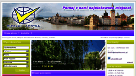 What Vivalditravel.pl website looked like in 2018 (5 years ago)