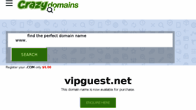 What Vipguest.net website looked like in 2018 (5 years ago)