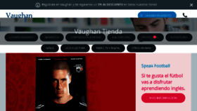 What Vaughantienda.com website looked like in 2018 (5 years ago)