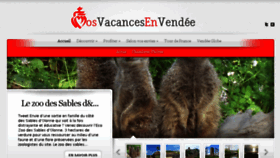 What Vos-vacances-en-vendee.fr website looked like in 2018 (5 years ago)