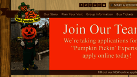 What Valaspumpkinpatch.com website looked like in 2018 (5 years ago)