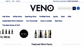 What Veno.com.au website looked like in 2018 (5 years ago)