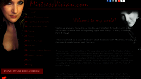 What Vivianmistress.com website looked like in 2018 (5 years ago)