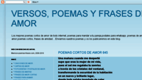 What Versos-poemas-frases.com website looked like in 2018 (5 years ago)