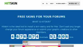 What Vi.hitskin.com website looked like in 2018 (5 years ago)