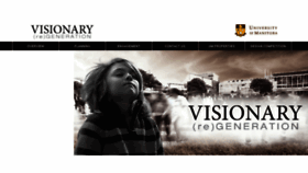 What Visionaryregeneration.com website looked like in 2018 (5 years ago)