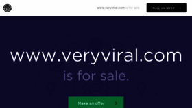 What Veryviral.com website looked like in 2018 (5 years ago)