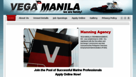 What Vega-manila.com.ph website looked like in 2018 (5 years ago)
