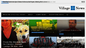 What Villagenewsonline.com website looked like in 2018 (5 years ago)