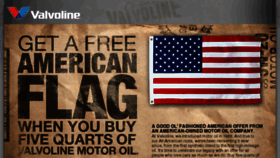 What Valvoline-usa.com website looked like in 2018 (5 years ago)