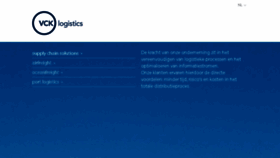 What Vcklogistics.com website looked like in 2018 (5 years ago)