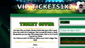 What Vip-tickets1x2.com website looked like in 2018 (5 years ago)