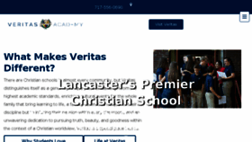 What Veritasacademy.com website looked like in 2018 (5 years ago)