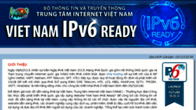 What Vietnamipv6ready.vn website looked like in 2018 (5 years ago)