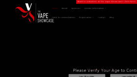 What Vapeshowcase.com website looked like in 2018 (5 years ago)