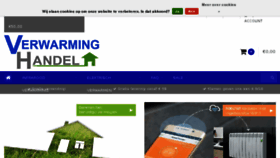 What Verwarminghandel.nl website looked like in 2018 (5 years ago)