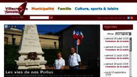 What Villecresnes.fr website looked like in 2018 (5 years ago)