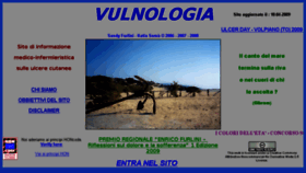 What Vulnologia.it website looked like in 2018 (5 years ago)