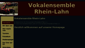 What Vokalensemble-rhein-lahn.de website looked like in 2018 (5 years ago)