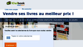 What Vendre-livre.fr website looked like in 2018 (5 years ago)