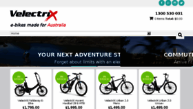 What Velectrix.com.au website looked like in 2018 (5 years ago)