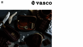What Vasco-tokyo.com website looked like in 2018 (5 years ago)