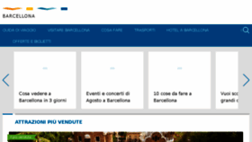What Vivibarcellona.it website looked like in 2018 (5 years ago)