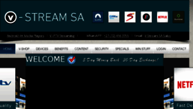 What Vstreamsa.co.za website looked like in 2018 (5 years ago)