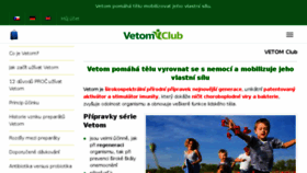 What Vetom.club website looked like in 2018 (5 years ago)