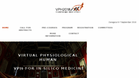 What Vph-conference.org website looked like in 2018 (5 years ago)