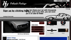 What Volantevintage.com website looked like in 2018 (5 years ago)
