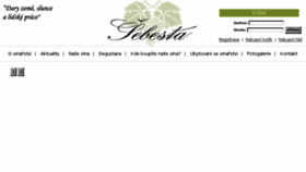 What Vino-sebesta.cz website looked like in 2018 (5 years ago)